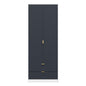 Linear Tall 2 Drawer Wardrobe
