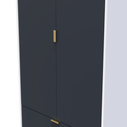 Linear Tall 2 Drawer Wardrobe