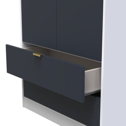 Linear Tall 2 Drawer Wardrobe