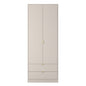 Linear Tall 2 Drawer Wardrobe