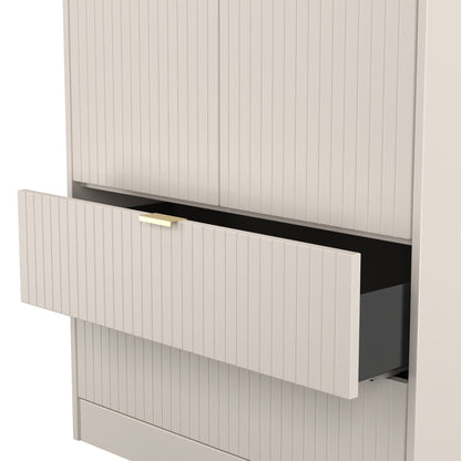 Linear Tall 2 Drawer Wardrobe