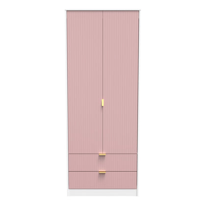 Linear Tall 2 Drawer Wardrobe