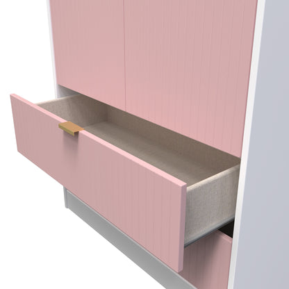 Linear Tall 2 Drawer Wardrobe