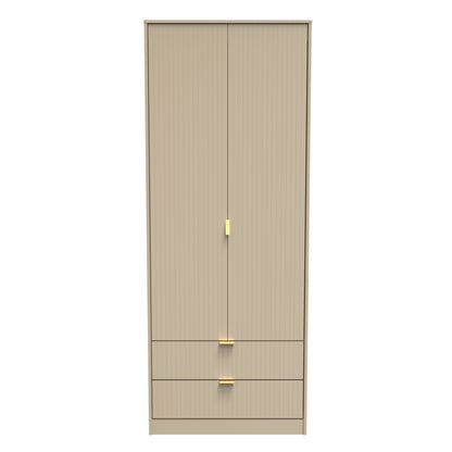 Linear Tall 2 Drawer Wardrobe
