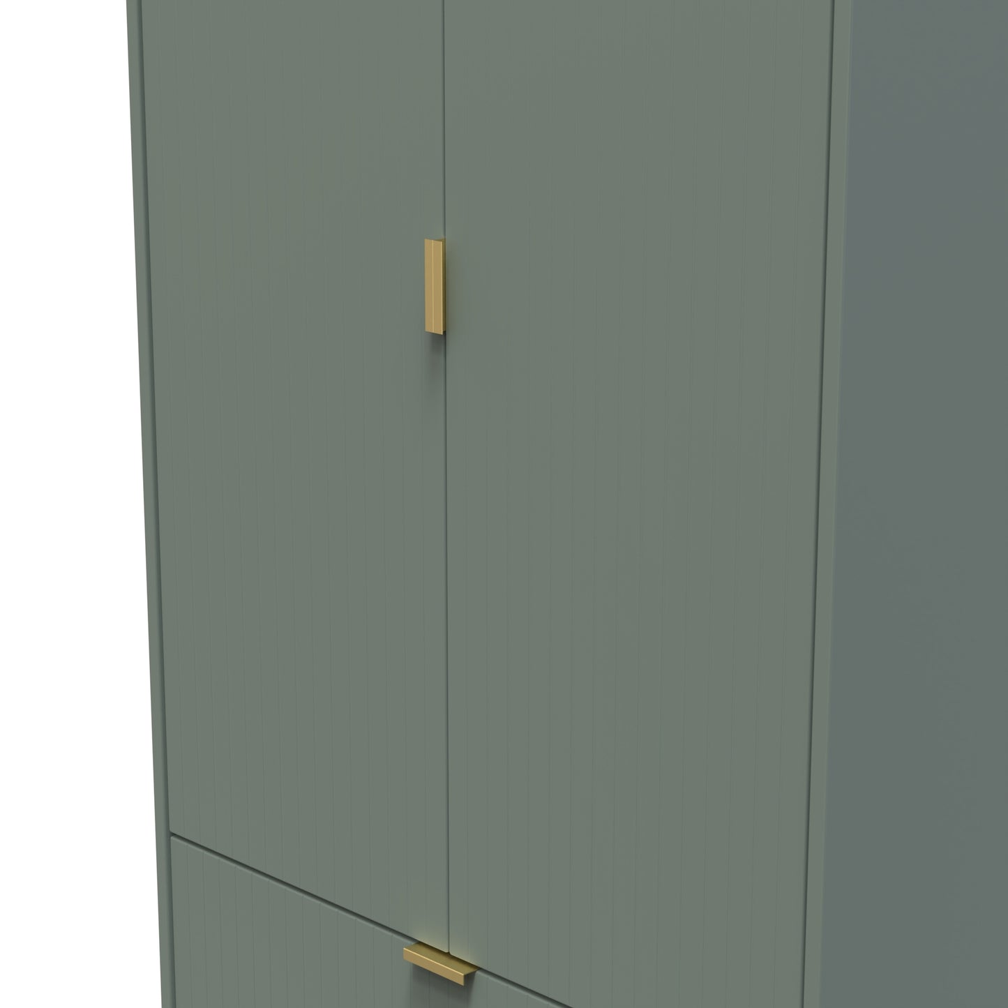 Linear Tall 2 Drawer Wardrobe