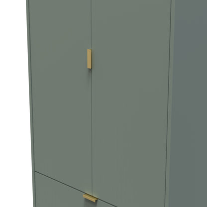 Linear Tall 2 Drawer Wardrobe