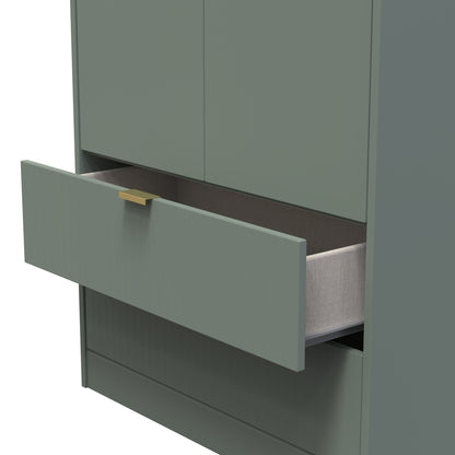 Linear Tall 2 Drawer Wardrobe