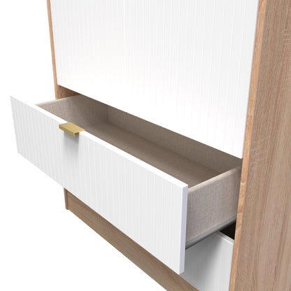 Linear Tall 2 Drawer Wardrobe