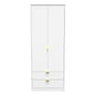Linear Tall 2 Drawer Wardrobe