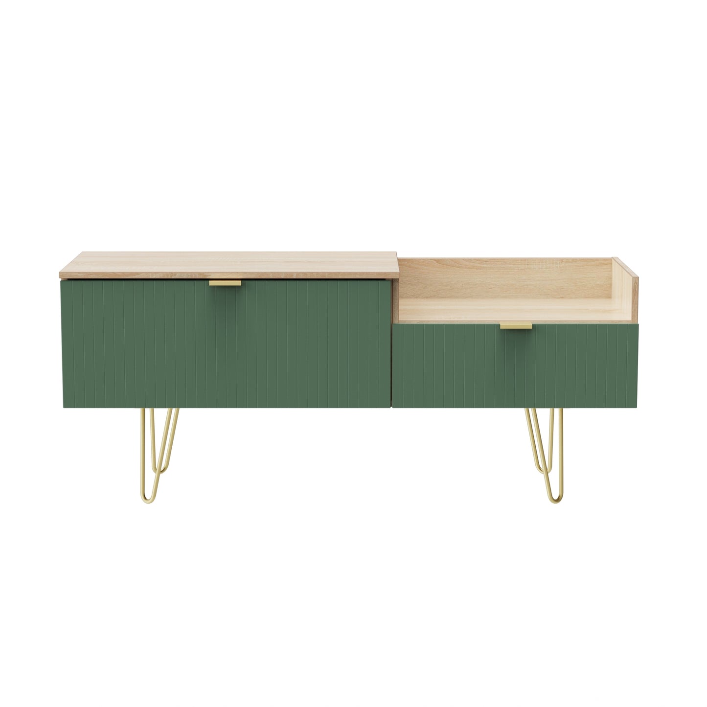 Linear 2 Drawer Coffee TV Unit