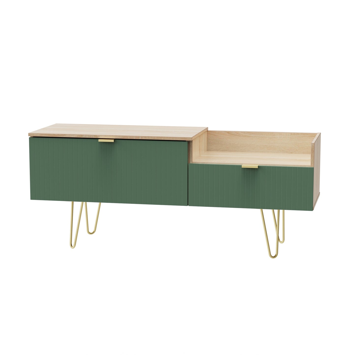 Linear 2 Drawer Coffee TV Unit