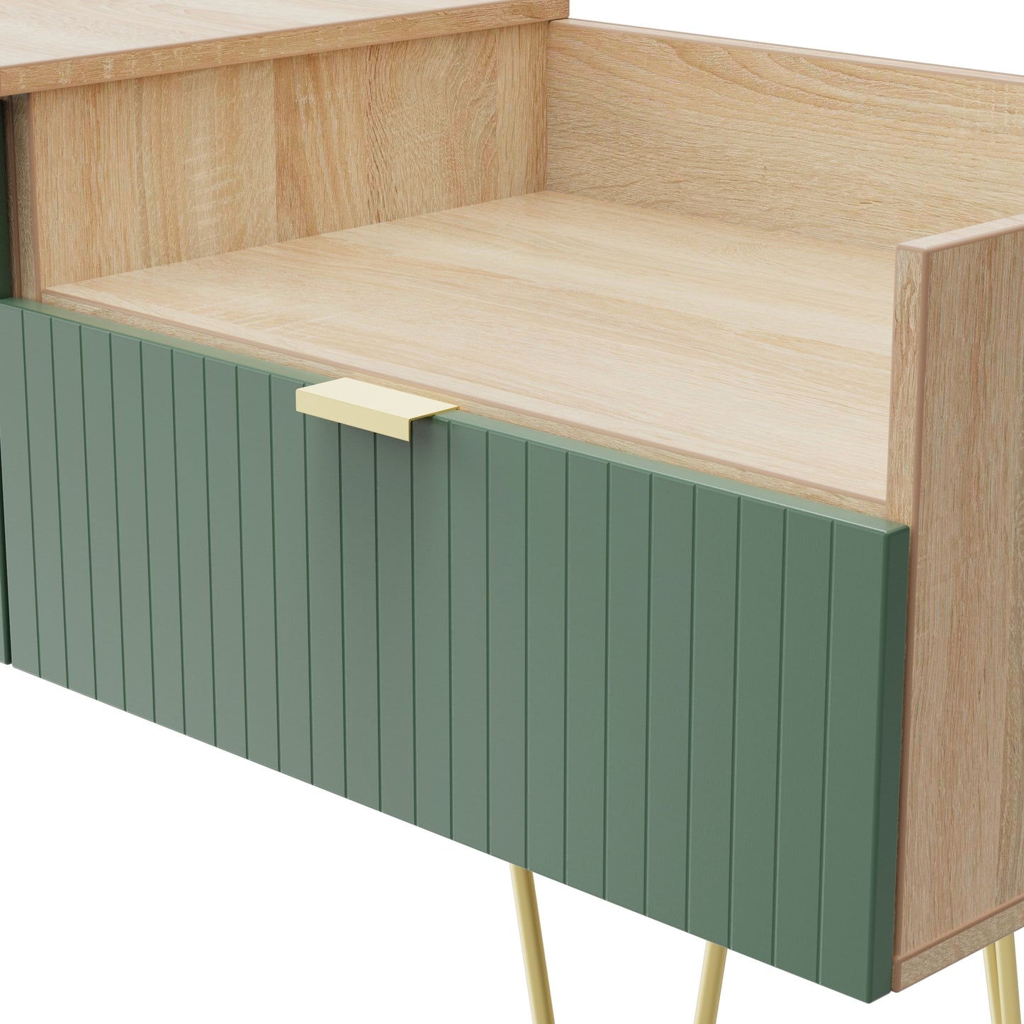 Linear 2 Drawer Coffee TV Unit