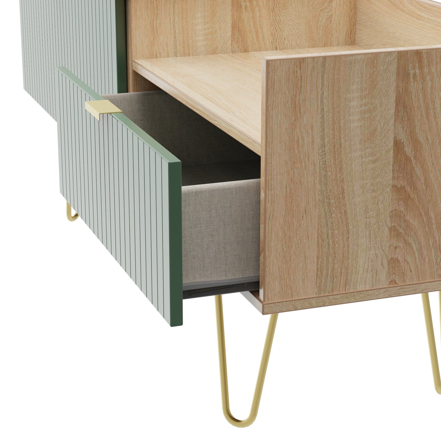 Linear 2 Drawer Coffee TV Unit