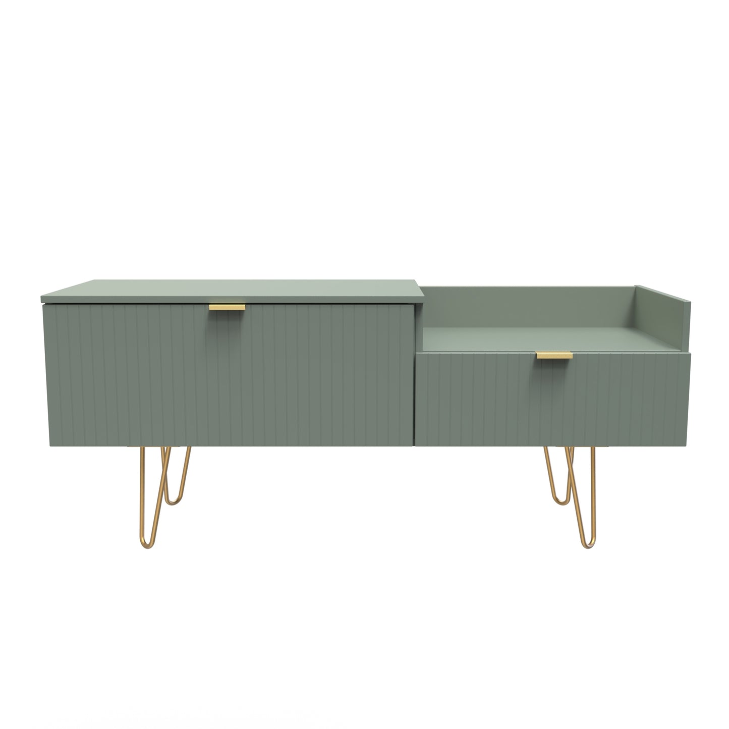 Linear 2 Drawer Coffee TV Unit