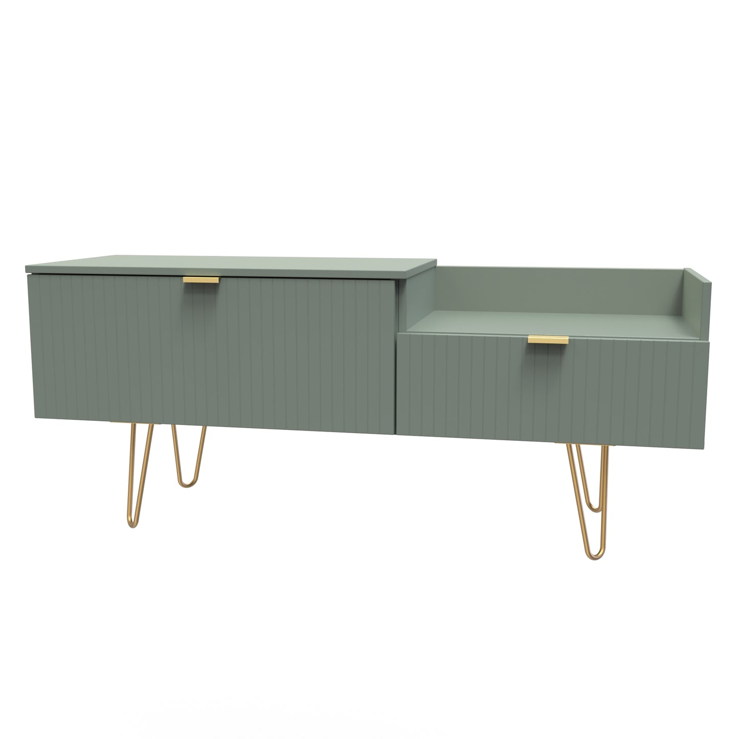 Linear 2 Drawer Coffee TV Unit