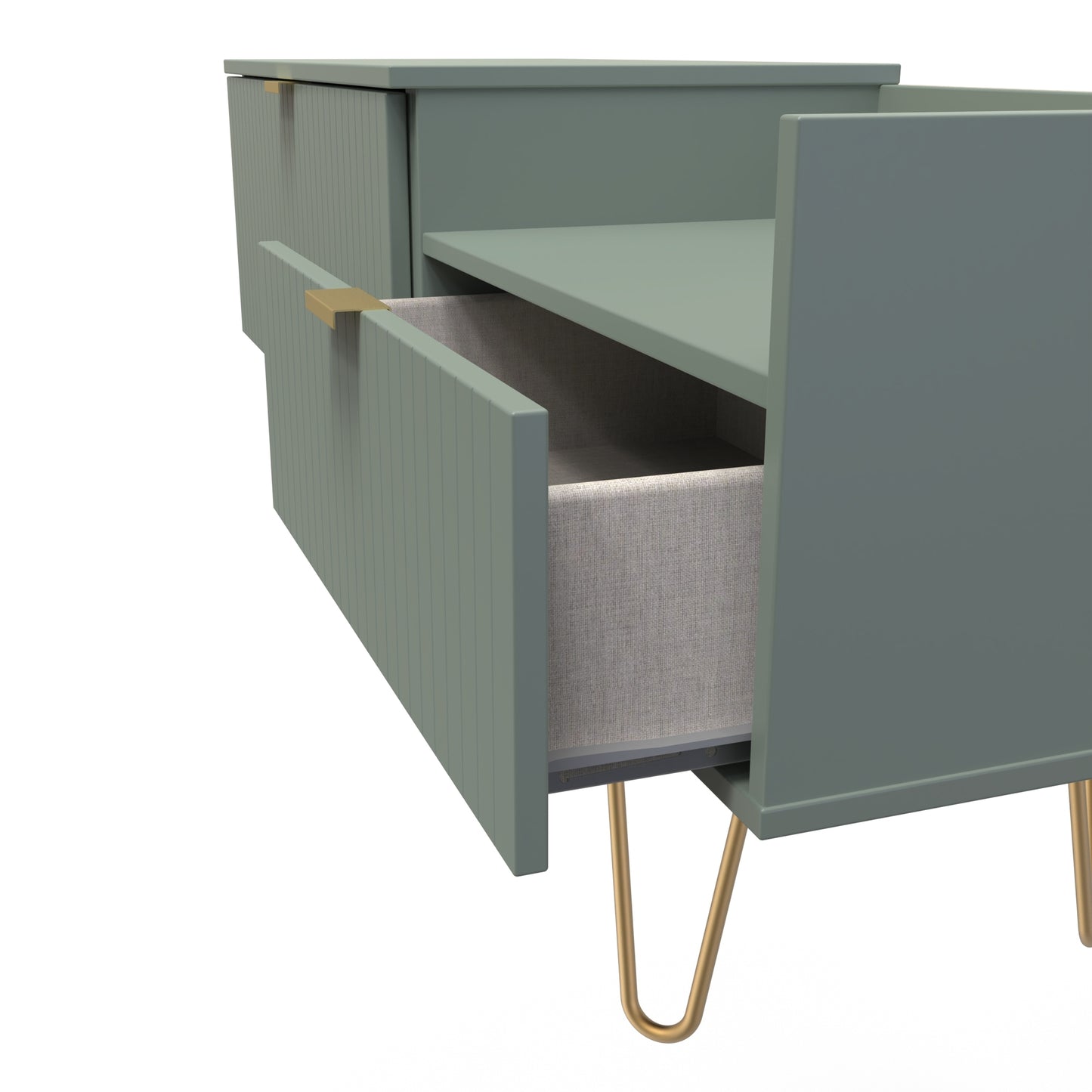 Linear 2 Drawer Coffee TV Unit