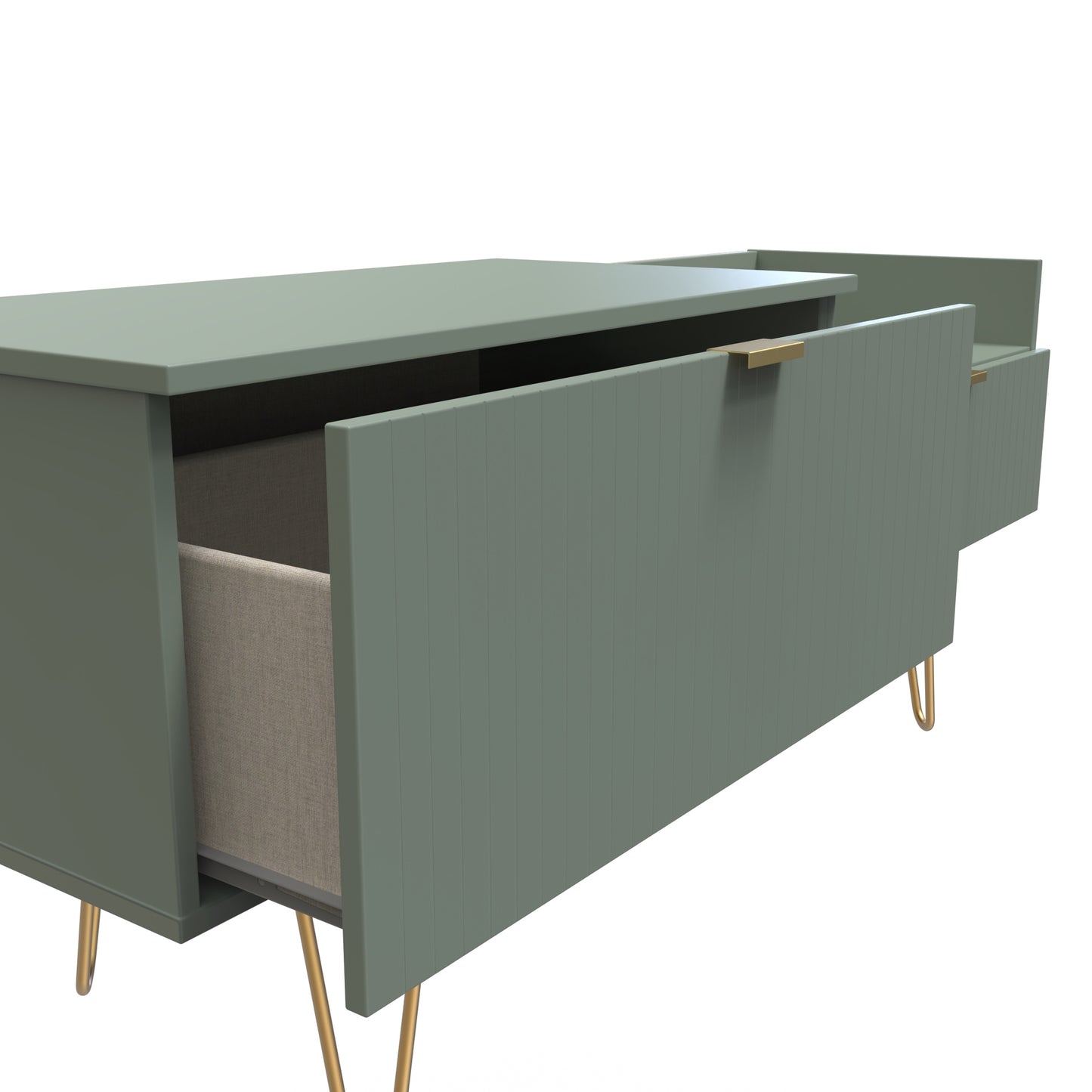 Linear 2 Drawer Coffee TV Unit