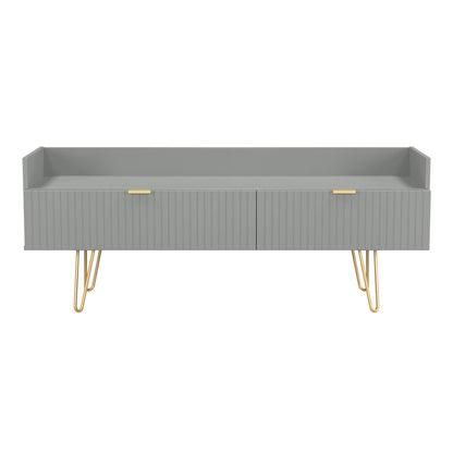Linear (F) Media Console Unit - with legs