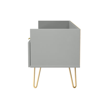 Linear (F) Media Console Unit - with legs