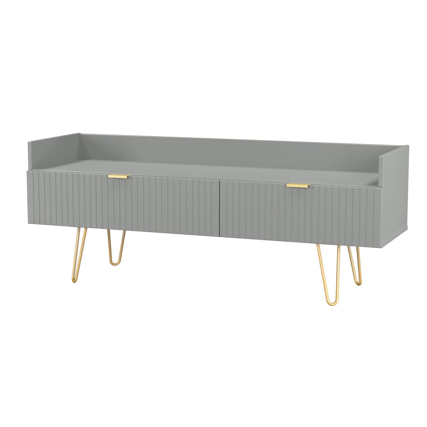 Linear (F) Media Console Unit - with legs