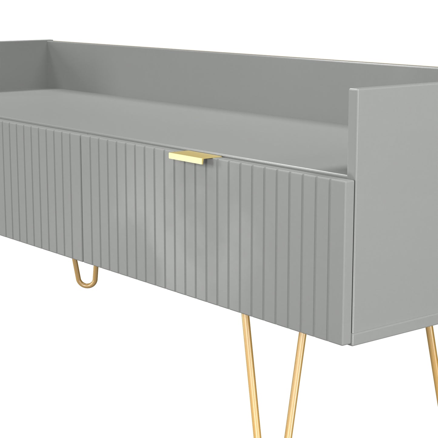 Linear (F) Media Console Unit - with legs