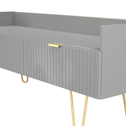 Linear (F) Media Console Unit - with legs