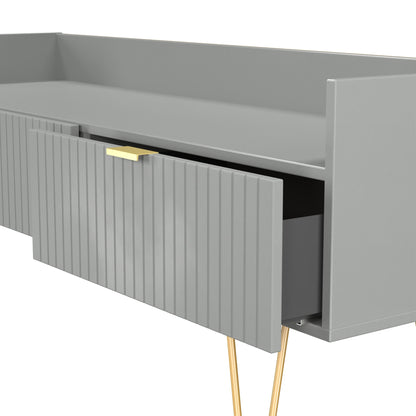 Linear (F) Media Console Unit - with legs