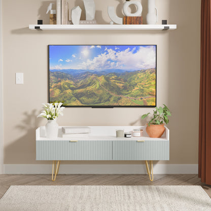 Linear (F) Media Console Unit - with legs
