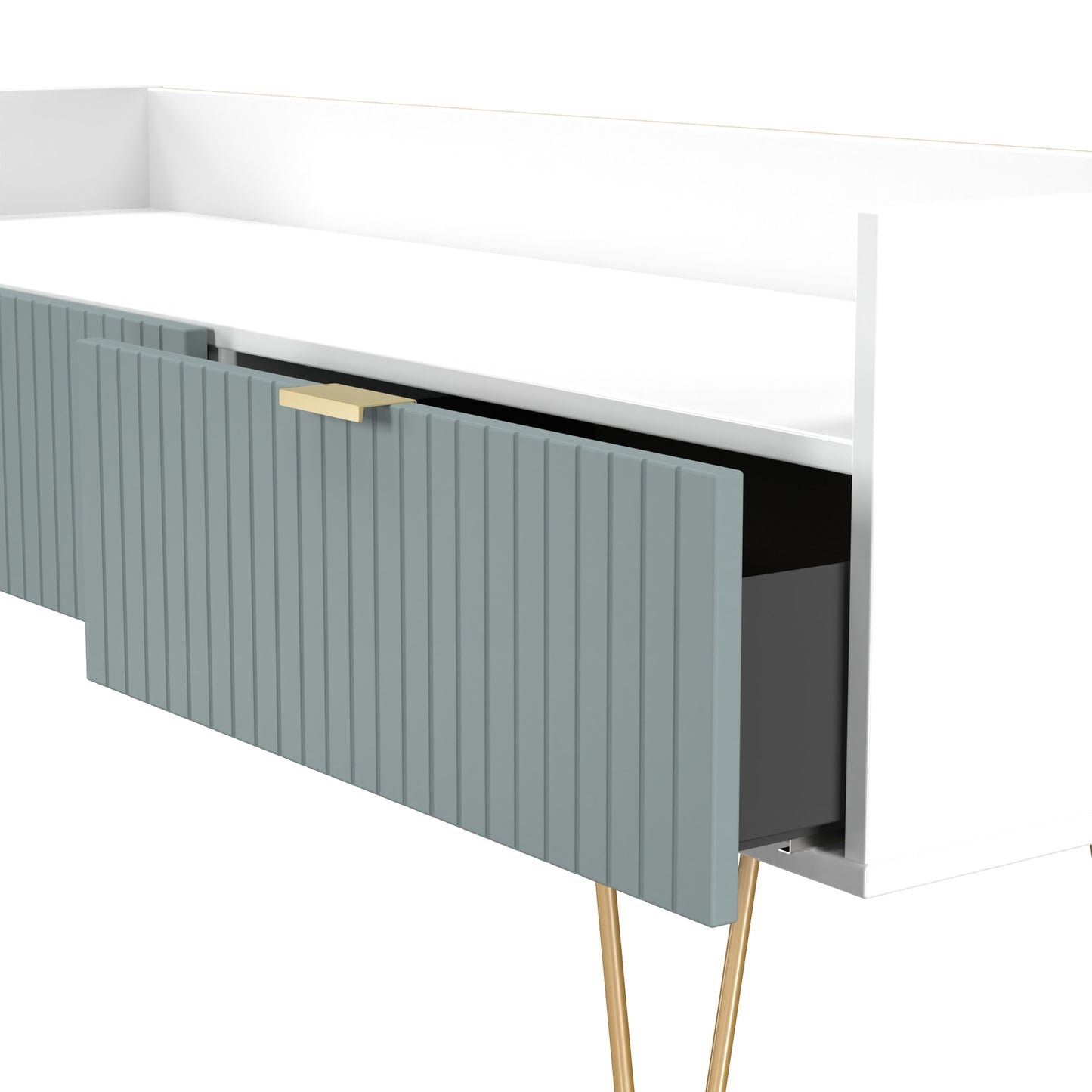 Linear (F) Media Console Unit - with legs