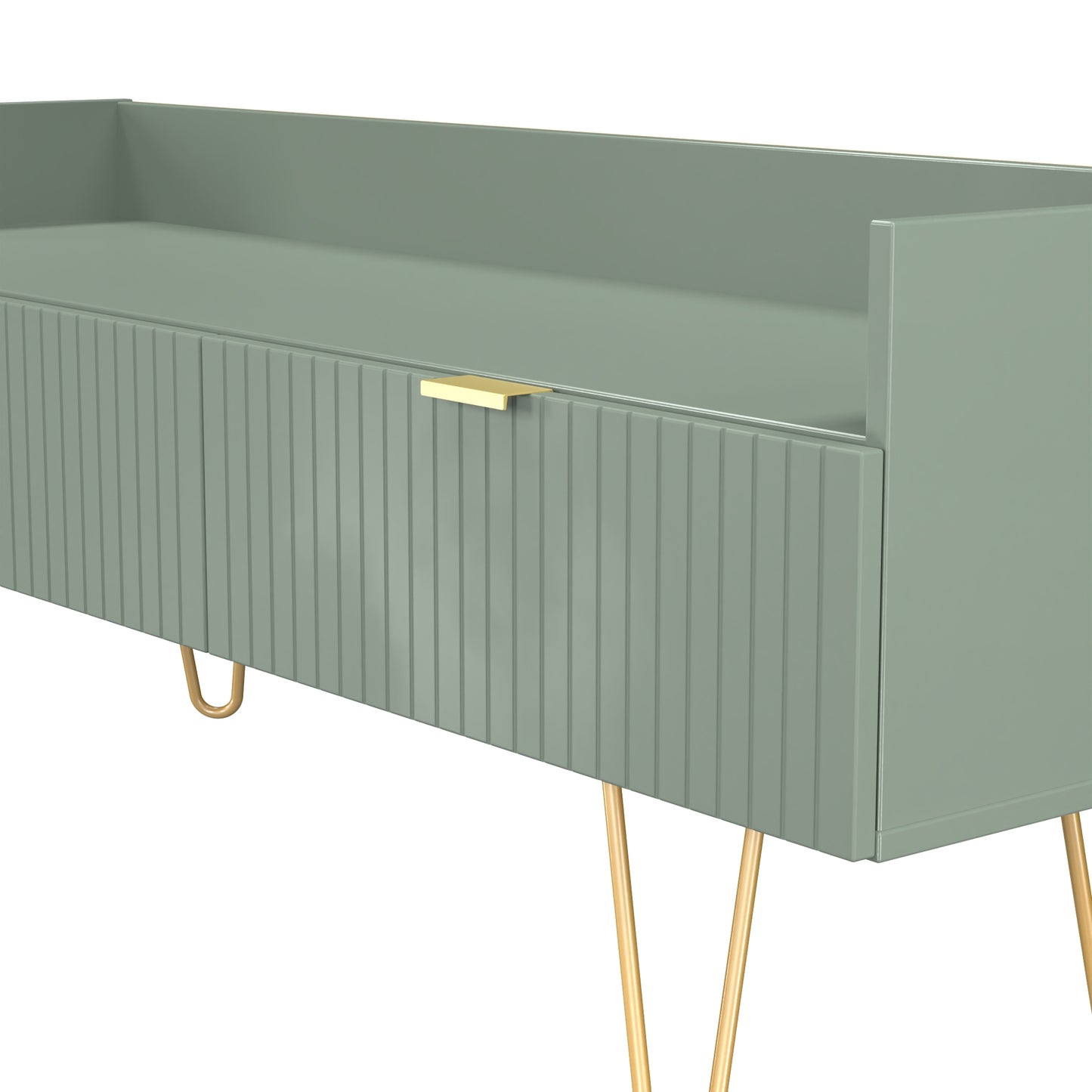 Linear (F) Media Console Unit - with legs