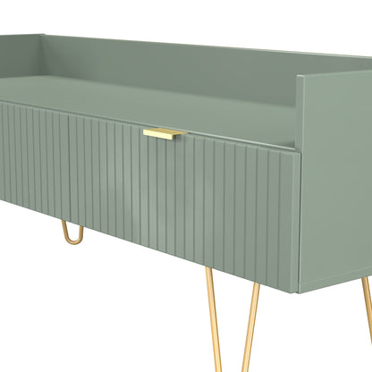 Linear (F) Media Console Unit - with legs