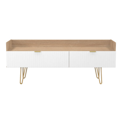 Linear (F) Media Console Unit - with legs
