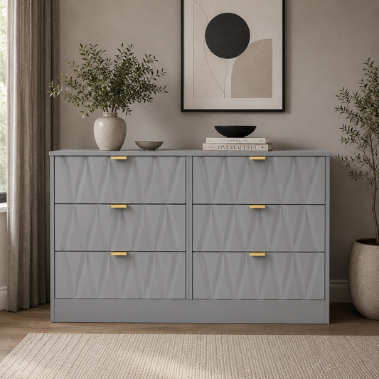 Las Vegas 6 Drawer Midi Chest