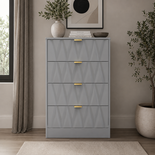 Las Vegas 4 Drawer Midi Deep Chest