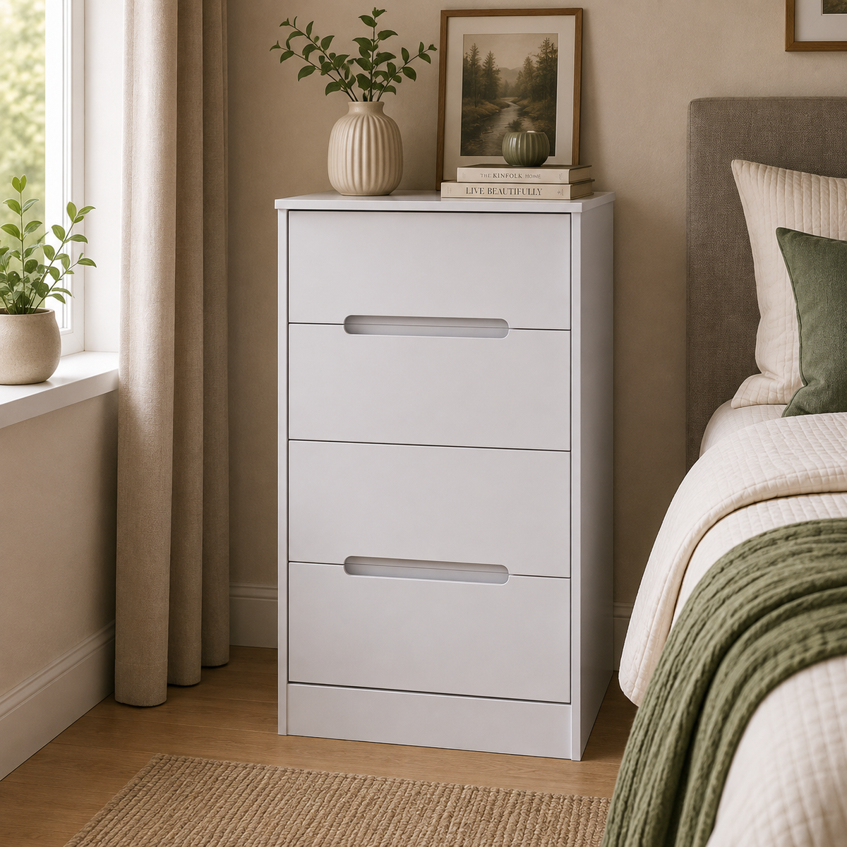 Monaco 4 Drawer Midi Deep Chest