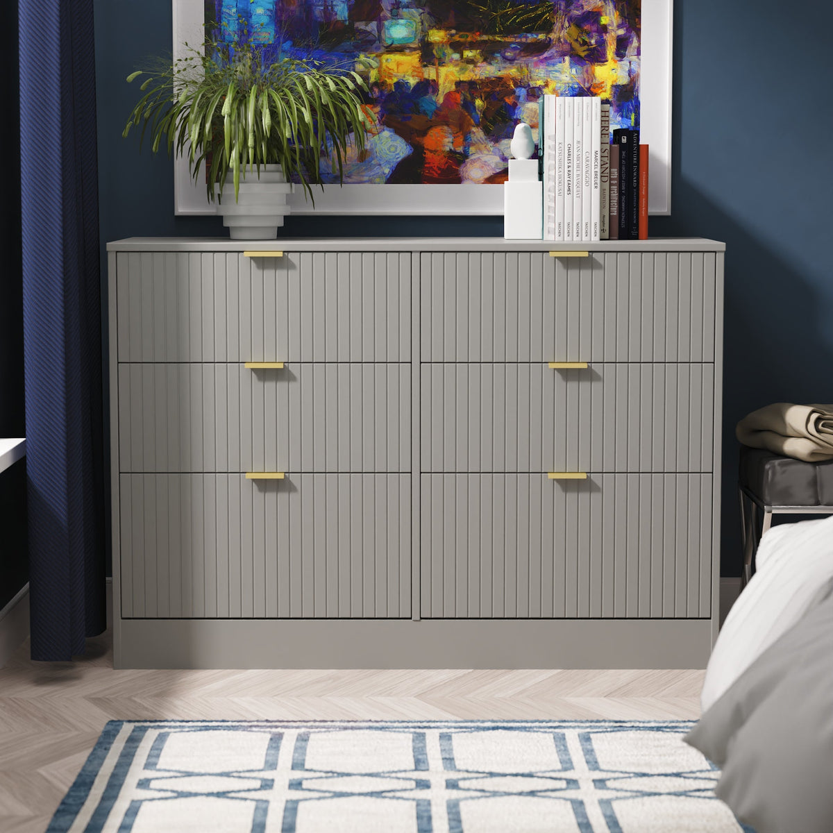 Nashville 6 Drawer Midi Chest