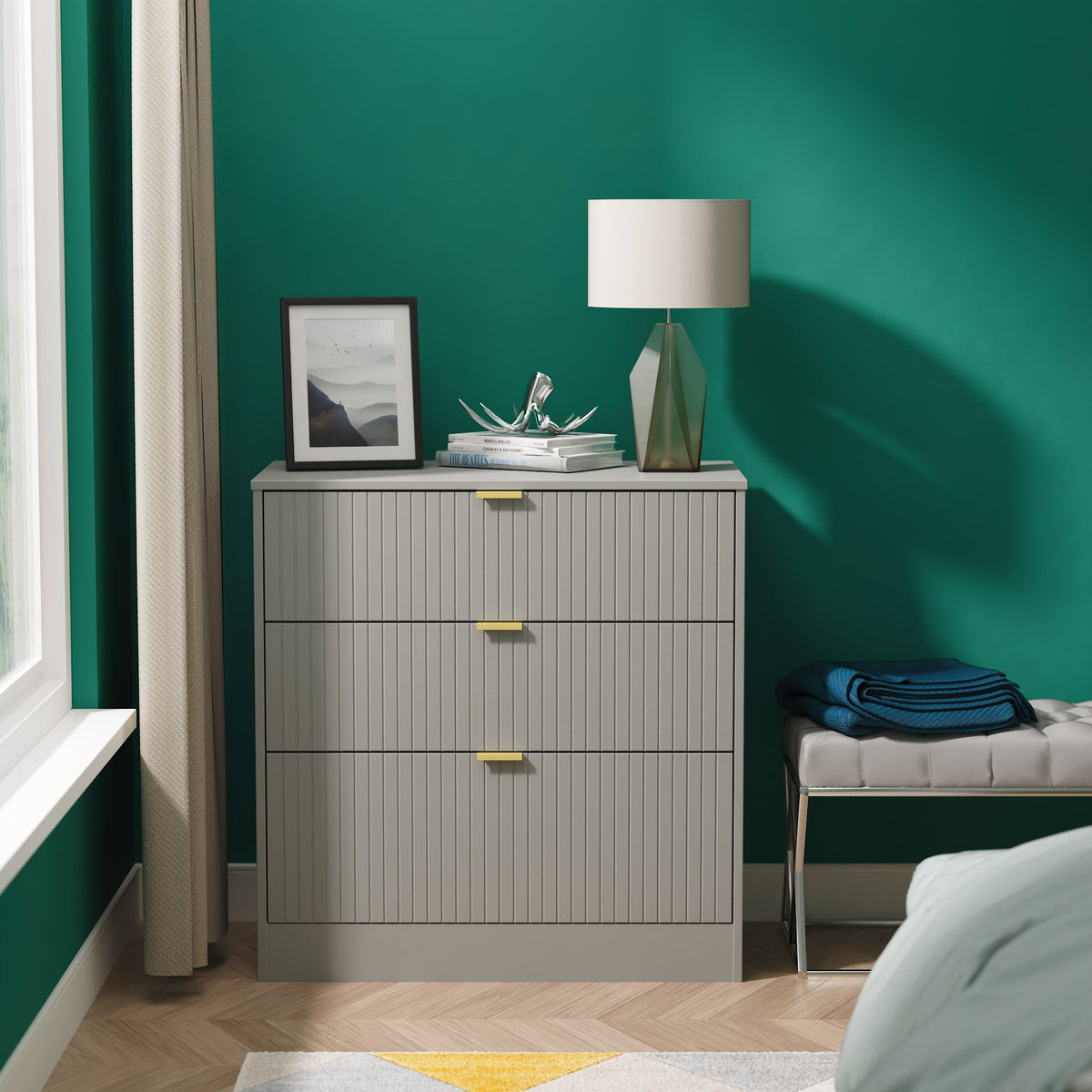 Nashville 3 Drawer Deep Chest