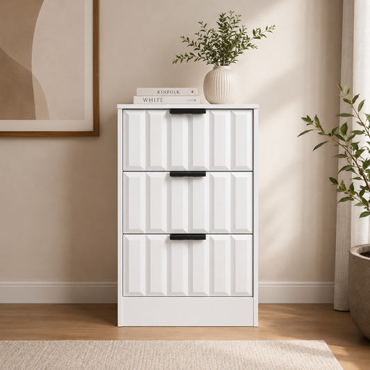 New York 3 Drawer Midi Deep Chest