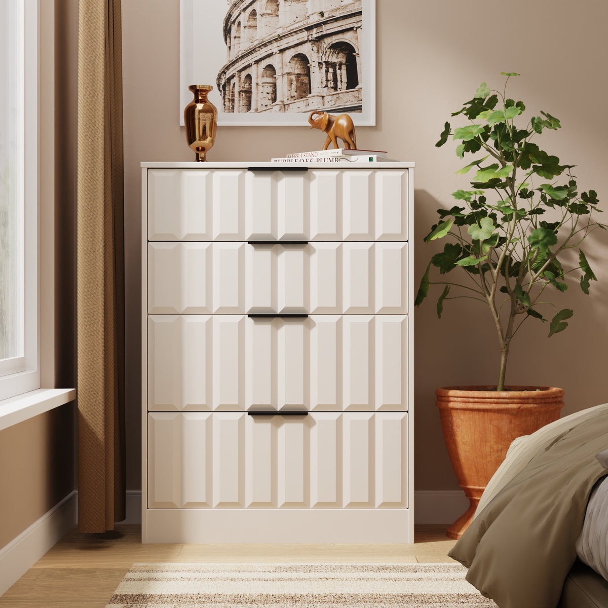 New York 4 Drawer Deep Chest