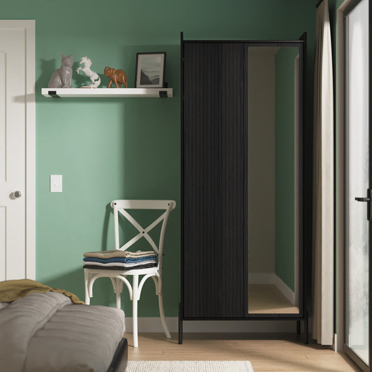 Osaka 2 Door Mirror Wardrobe