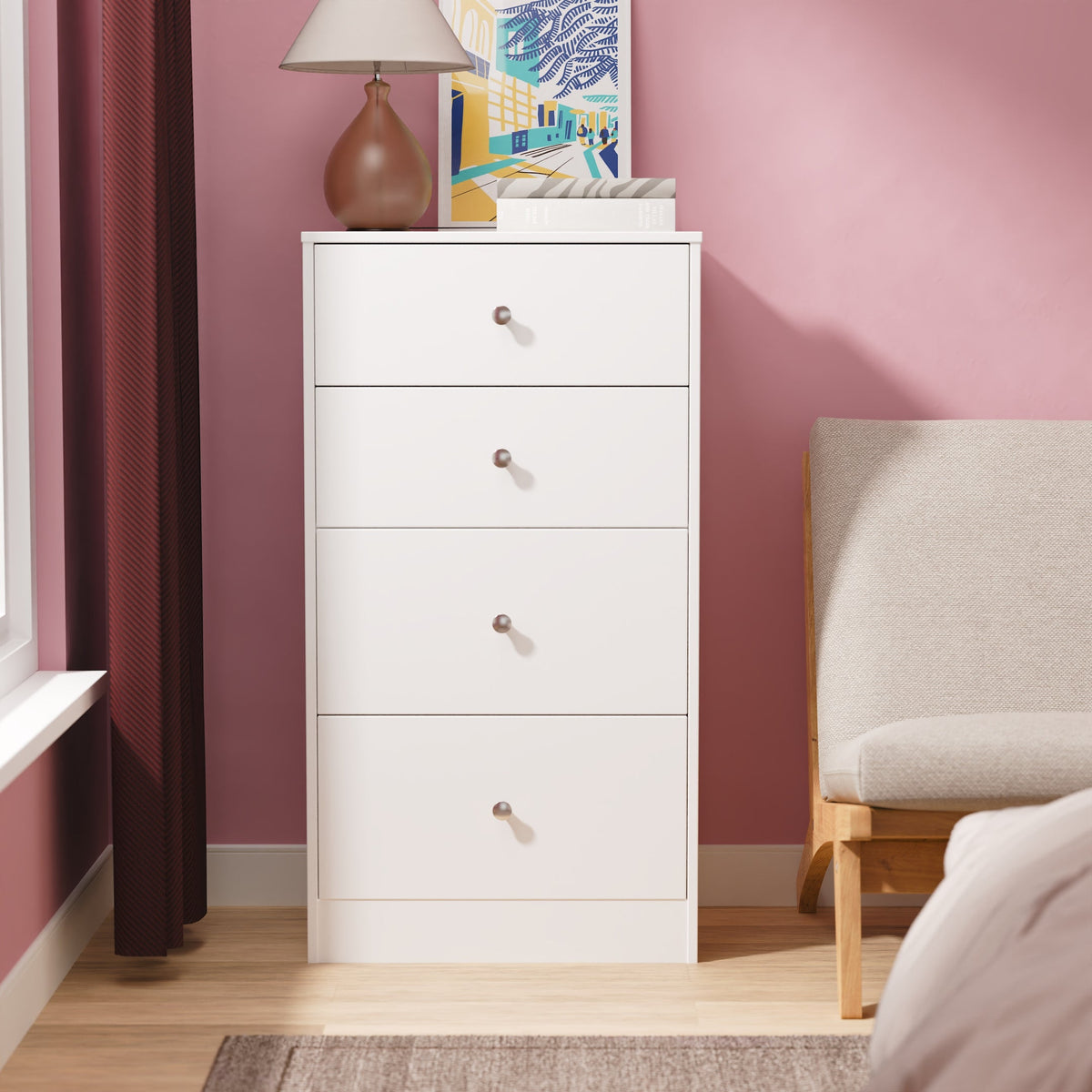 Padstow 4 Drawer Midi Deep Chest