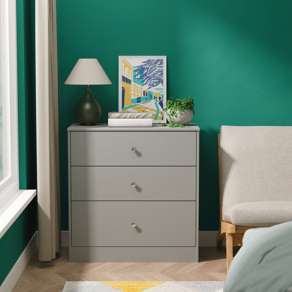 Padstow 3 Drawer Deep Chest