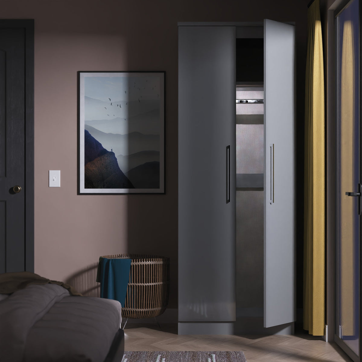 Paris Tall Double Wardrobe