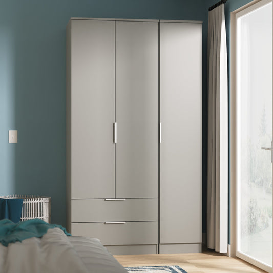 Plymouth Tall Triple 2 Drawer Robe