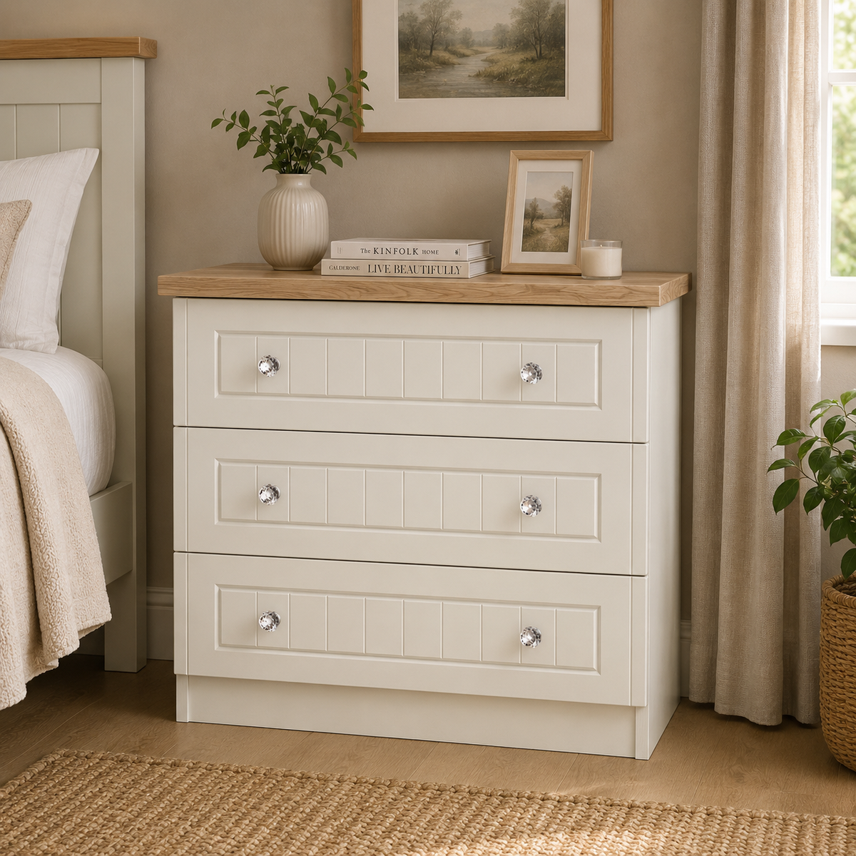 Rome 3 Drawer Chest