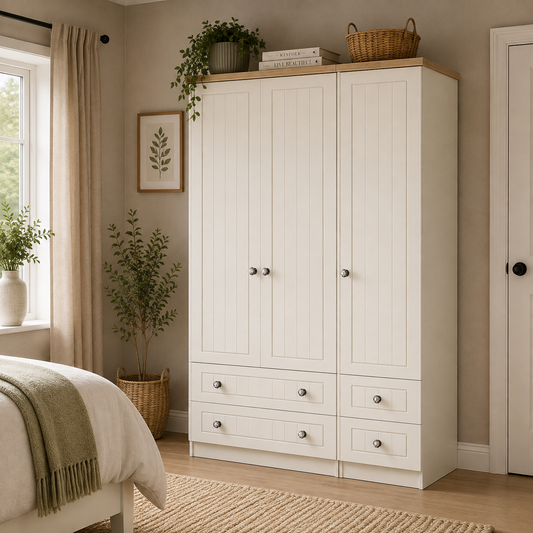 Rome Triple 2 Drawer + Drawer Robe