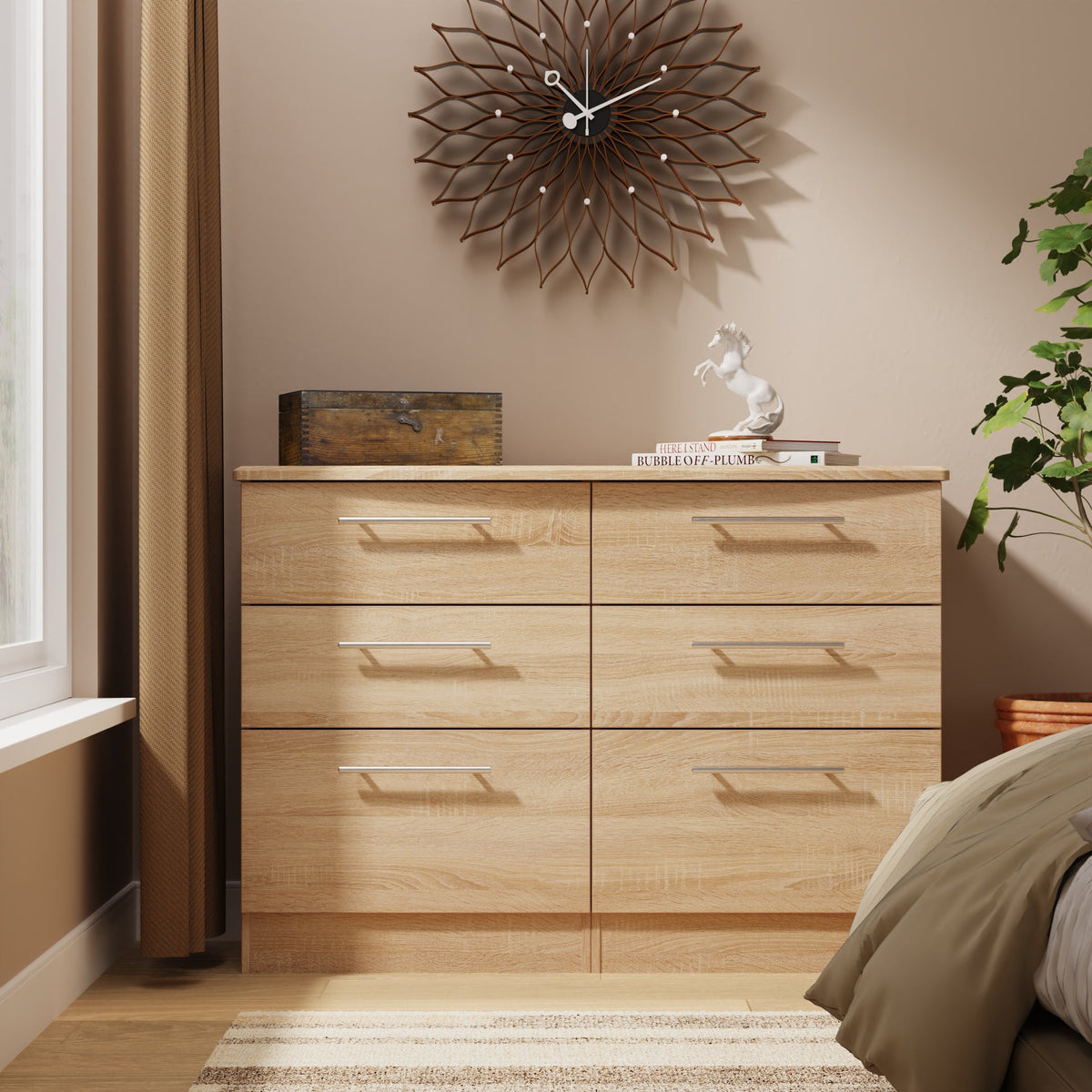Sherwood 6 Drawer Midi Chest