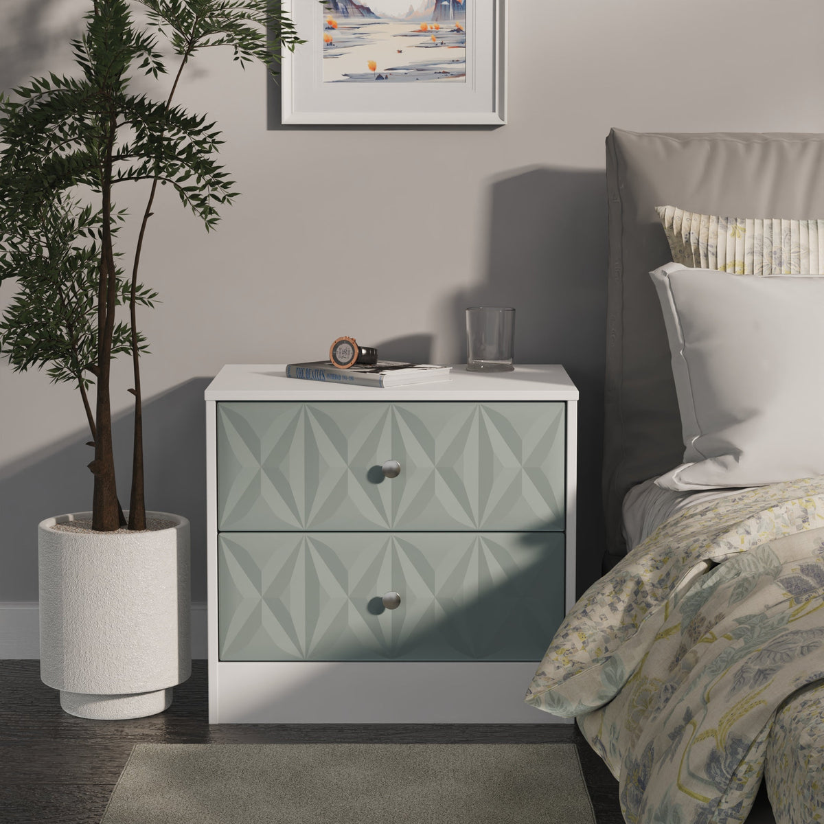 San Jose 2 Drawer Midi Chest