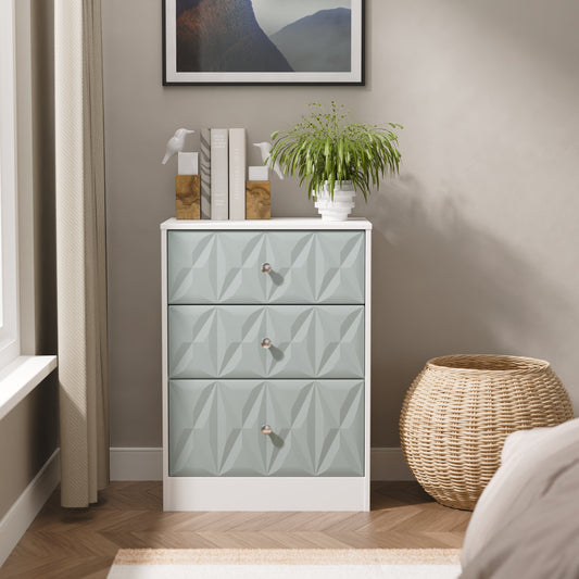 San Jose 3 Drawer Midi Deep Chest