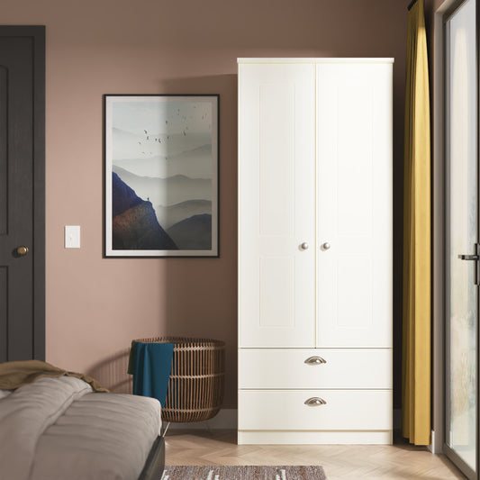 Victoria 2ft 6in 2 Drawer Robe